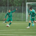 Verdedigers houden hun structuur tijdens een voetbalwedstrijd